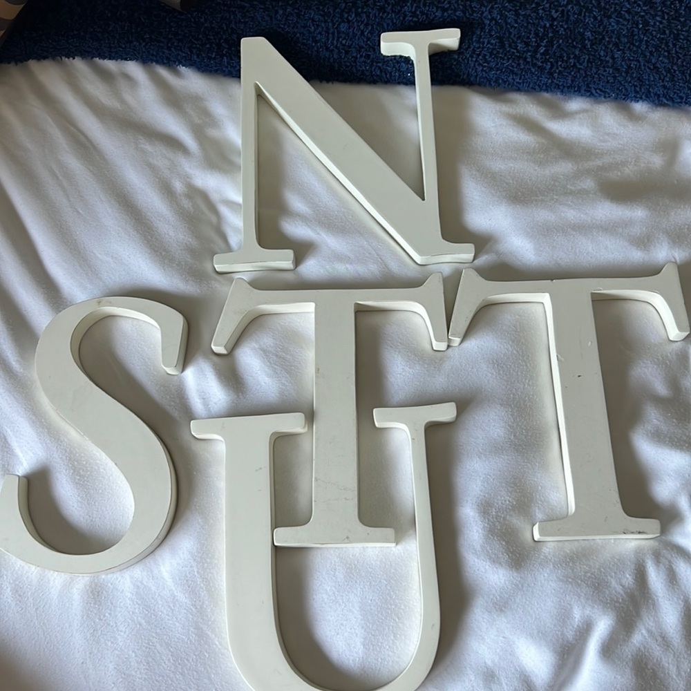 Pottery Barn letters